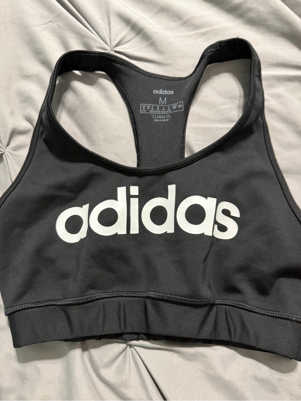 adidas Women's Black Logo Sports Top